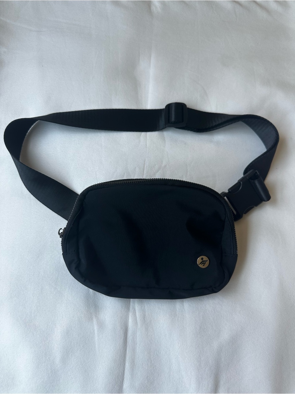HALARA Black Nylon Belt Bag Crossbody Fanny Pack Adjustable Strap